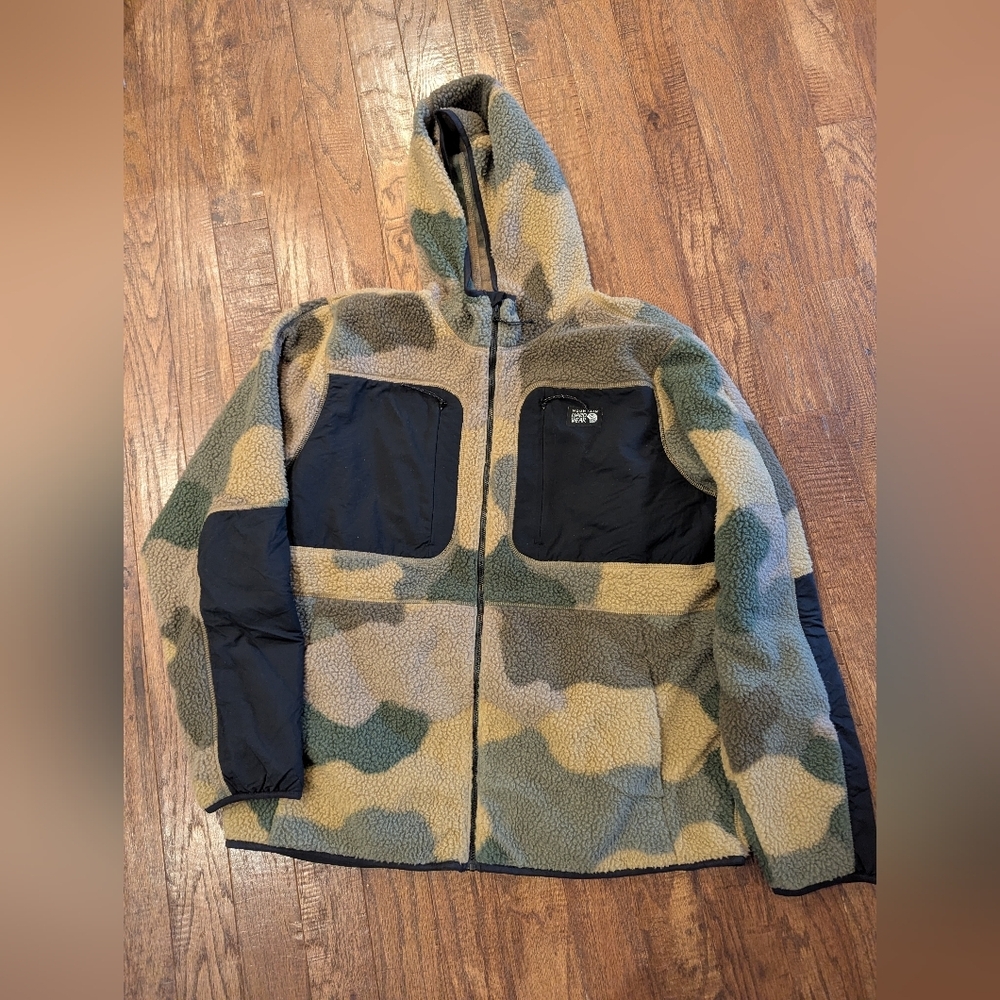 Mountain Hardware Men's HiCamp Fleece Printed Hoody  Size XL New! - Picture 3 of 13